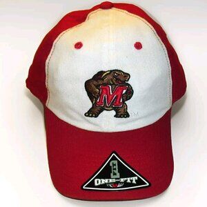 Maryland Terps Mens Top of the World Stretch Fit One Fit hat cap New Ncaa